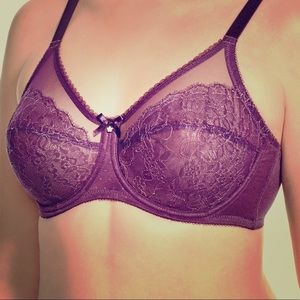 Wacoal Retro Chic Purple Bra US 32G
